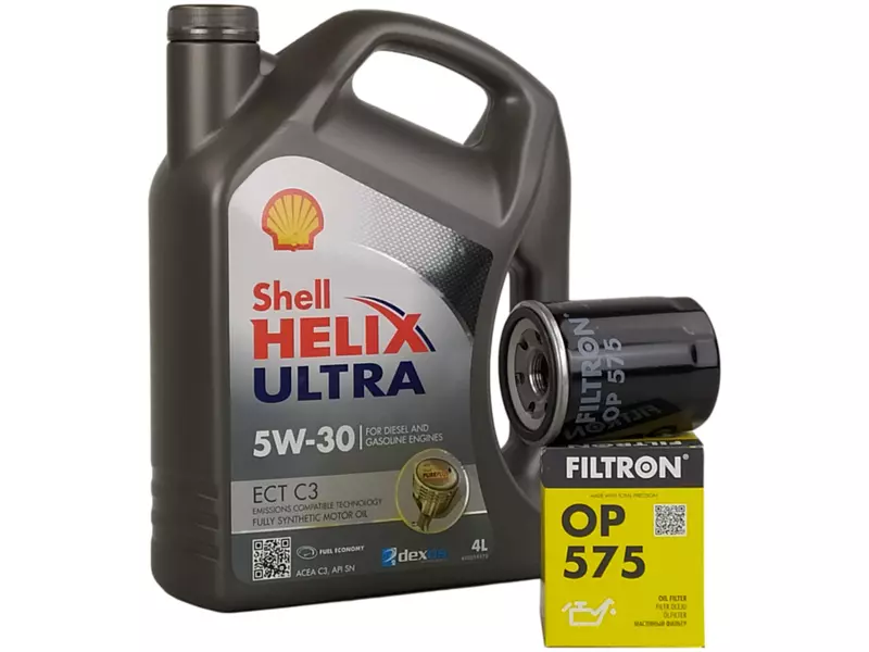 HELIX EXTRA 5W30 4L + OP575 - SHELL HELIX ULTRA 5W30 4L+FILTR OLEJU OP575 •  Motostacja.pl